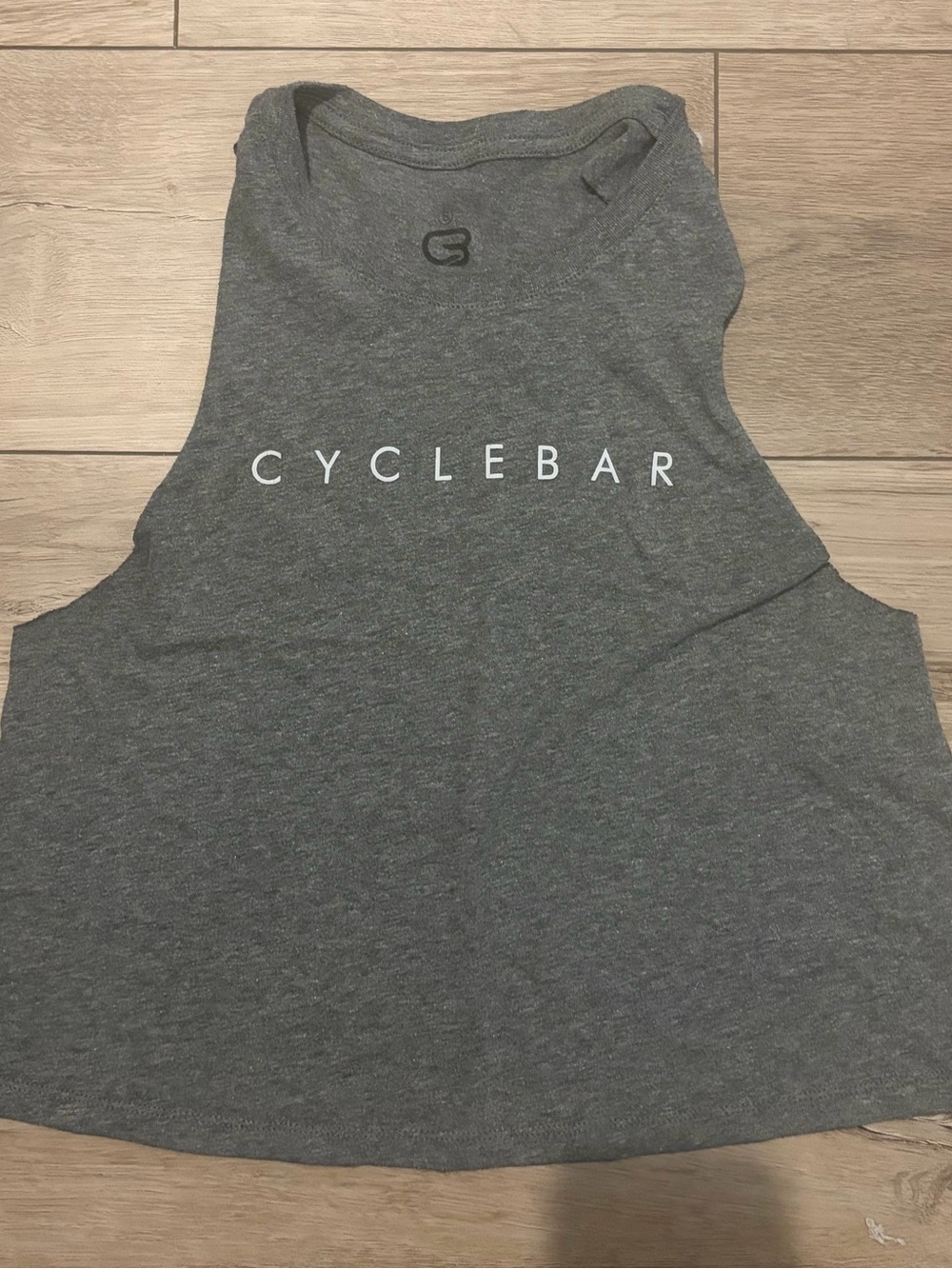 Cyclebar Gray Logo Tank Top